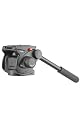 Manfrotto Stativ-Panoramakopf Pro Fluid Video-Neiger mit Schnellwechselplatte 501PL