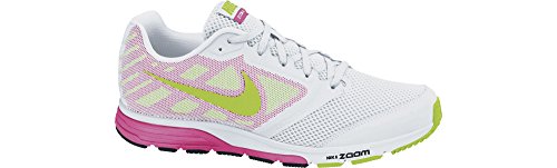 Nike Women's Zoom Fly White/Volt/Hyper Pink Running Shoe 5.5 Women US