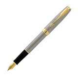 パーカー PARKER 【パーカー】 万年筆 ソネット ステンレススチールGT (ペン先M 中字)
