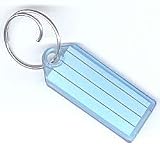 Key Tag W/Tang Ring 12300-30 Blue 100/box