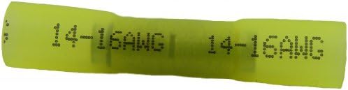 Hillsdale 40317 Heat Shrink 16-14 to 12-10 Gauge Step Down Butt Connector 100 pack