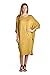 82 Days Women'S Rayon Span Kimono Loose Fit Mid Long Jersey Dress - Solid