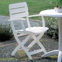 Kettler Venezia Resin Folding Arm Chair by Kettler