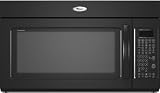 Whirlpool GMH6185XVB Black Microwave-Range Hood Combination