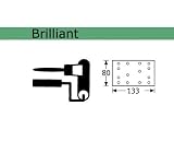 Festool 3-5/32 X 5-1/4 P180-Grit Brilliant 2 Abrasive Sheets (10 Pk) 492862