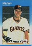 1987 Fleer Will Clark Rookie Baseball Card #269 - Shipped In Protective Display Case!