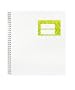 Russell+Hazel BTS Lime 11 x 9 3/8 Inch Single Subject Notebook (20310)