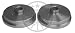 Produkt-Bild: BREMSEN - BREMSSTROMMEL VW CARAT (32B)1973/05-2005/07 / CARAT (32B) / CADDY Mk II (9U7)