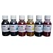 Sublimation Ink for EPSON ink jet printers - 6 Bottles- 100 ml/Each - Black, Light Cyan, Cyan, Light Magenta, Magenta & Yellow