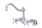 Kitchen Wall Mounted Faucet by Elements of Design - ES3221AX in Chrome