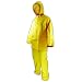 Magid 3014L RainMaster Vinyl Coated 3 Piece Rain Suit, Snap Front Jacket, Bib Pant and Detachable Hood, Large, Yellow (Case of 12 Sets)