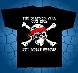 Pirate T-shirt - The Beatings Will Continue