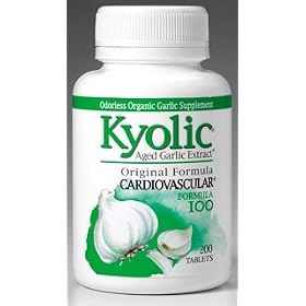 Kyolic Garlic Formula 100 Original Cardiovascular Formula (100 Tablets)