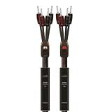 Audioquest - Castle Rock Speaker Cable - 20ft Pair, Single Bi-Wire, Silver Banana Plugs
