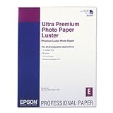 Office Products : Epson Ultra Premium 17 x 22 Inch Luster Photo Paper 25 Count (S042084)