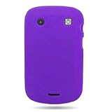 Silicone Gel Skin PURPLE Sleeve Rubber Soft Cover Case for BLACKBERRY BOLD  ....