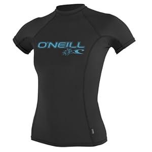 O'Neill Wetsuits Women's Basic Skins Short Sleeve Crew O'Neill Wetsuits Women's Basic Skins Short Sleeve Crew