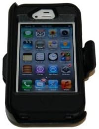 Viesrod Iphone 4 4s Body Armour Defender Case and Holster Black on Black+ Bonus Colored Usb Cord and Save the Ta Tas Silicon...