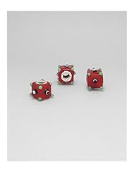 Glass Glass Beads In 92.5 Sterling Silver