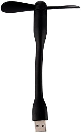 Ubsmart Ultra-quiet Soft Foam Petal Portable Laptop Mini USB Fans (Black)