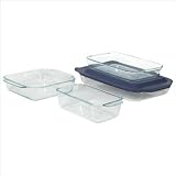 World Kitchen-Pyrex/Corelle 5Pc Pyrex Bake/Stor Set 108 Baking Dishes & Loaf Pans Glass & Stoneware