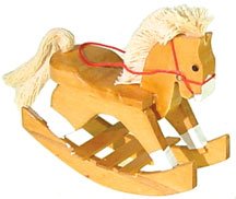Dollhouse Miniature Rocky the Rocking Horse
