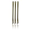 Luxor Professional Style 1 Pound Bobby Pins Jumbo Size - Rubber Tips Model No. 5155BR Brown