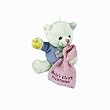 Carlton Heirloom Girl Baby's 1st Christmas Teddy Bear Ornament # CXOR-014R