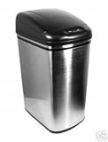 Automatic Trash Garbage Waste Can Stainless Steel 8 g
