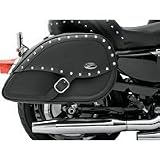 05-09 SUZUKI VL800B: SADDLEMEN TEARDROP DESPERADO SADDLEBAGS WITH LED MARKER LIGHT by Saddlemen