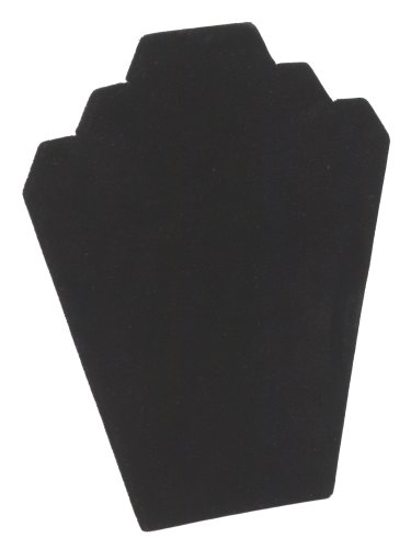 KCF 49113 Jewelry Display - Neck Form for Necklace or Pendant - Black Velvet - 8 1 2 Inches High