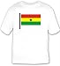 T-shirt with Ghana, flag