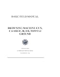 BASIC FIELD MANUAL BROWNING MACHINE GUN, CALIBER .30, HB, M1919A4 GROUND (REPRINT OF 1940 EDITION)