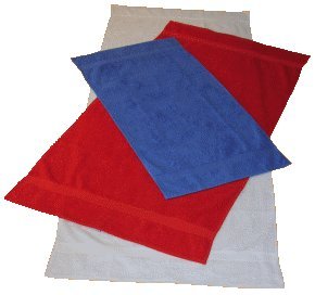 Frottee Waschlappen / Waschhandschuh marineblau