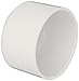 Spears 447 Series PVC Pipe Fitting, Cap, Schedule 40, 1