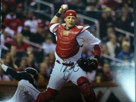 Molina, Yadier (St. Louis Cardinals) Autographed/Hand Signed 11x14