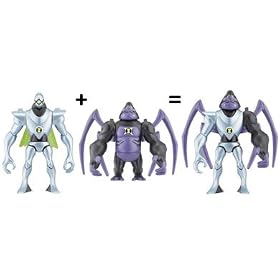 Ben 10 Ultimate Alien Creation Chamber Spidermonkey and Nanomech