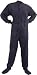 Big Feet Pajama Co. Navy (202) Micro-polar Fleece Adult Footed Pajamas with Drop Seat