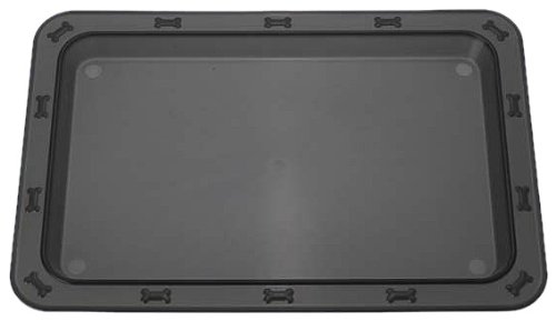 Petrageous Designs Bone ‘n Up Non Slip Tray, Black