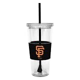 MLB San Francisco Giants 22-Ounce Insulated Straw Tumbler with Sleeve