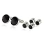 Carbon Fiber Formal Set with Sterling Silver Overlay
