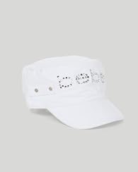 bebe Logo Cadet Rhinestone Hat