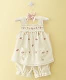 First Impressions Baby Girl Schiffli Top & Bloomers