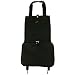 Solid Black Collapsible Foldable trolley shopping cart Bag German design
