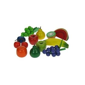 Wooden Fruit in a Net (13 pce) - Santoys