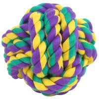 Multi Pet Nuts for Knots Cotton Rope Ball Small 2.5"
