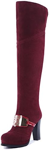 YiLianFang new 2014 genuine leather Over knee boots