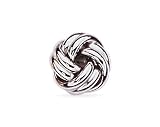 23k Rhodium Electroplated Tie Clip