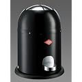 SINGLE MASTER Abfallsammler 9 Liter mit Fu�tritt M�lleimer Klassiker WESCO, Farbe:schwarz