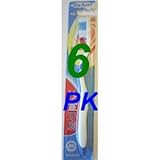 Toothbrushes, Soft Bristles, 6-Count Package toothbrush tooth brush